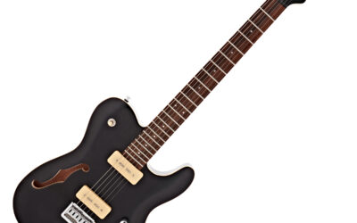 G4M 734 SH Electric Guitar, Transparent Black