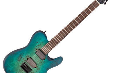G4M 734 Pro Electric Guitar, Galaxy Burl Burst