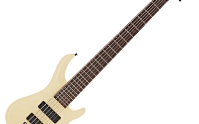 G4M 878 6 String Bass Guitar, Cream