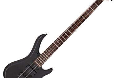 G4M 878 Bass Guitar, All Black