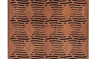 G4M Acoustics Waves 60 x 60cm Panel, Walnut